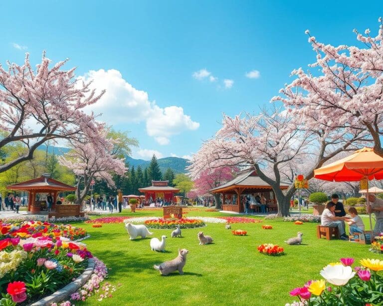 Welke lente festivals vieren de natuur het mooist?