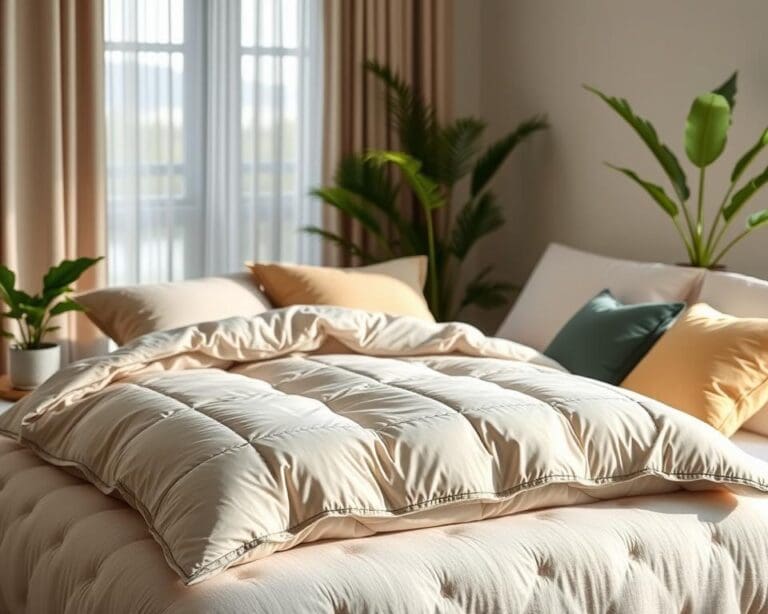 Luxe dekbed met ademende materialen: comfort voor alle seizoenen
