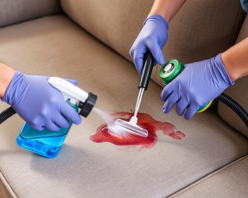 Vlekken verwijderen met professionele meubelreiniging Vlekken verwijderen met professionele meubelreiniging