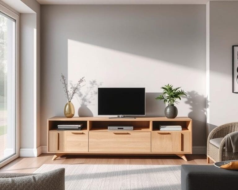 Wat zijn stijlvolle ideeën voor een tv-meubel?