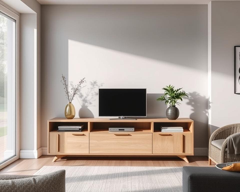 Wat zijn stijlvolle ideeën voor een tv-meubel?