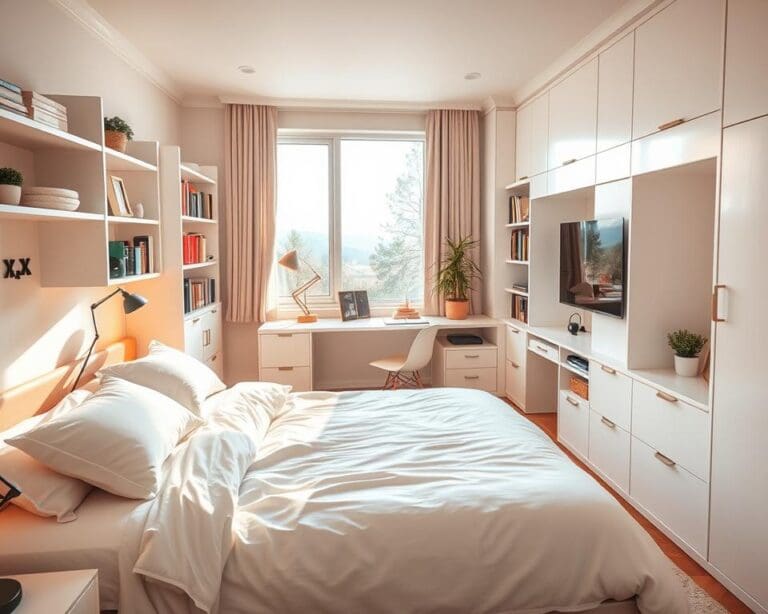 Hoe maak je een slaapkamer multifunctioneel zonder rommel?