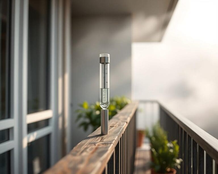 Hoe gebruik je een slimme regenmeter op je balkon?