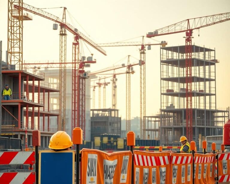 Veiligheidsinstallaties op bouwlocaties