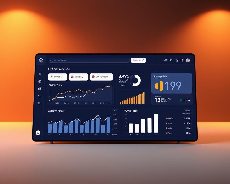 online aanwezigheid en e-commerce prestaties