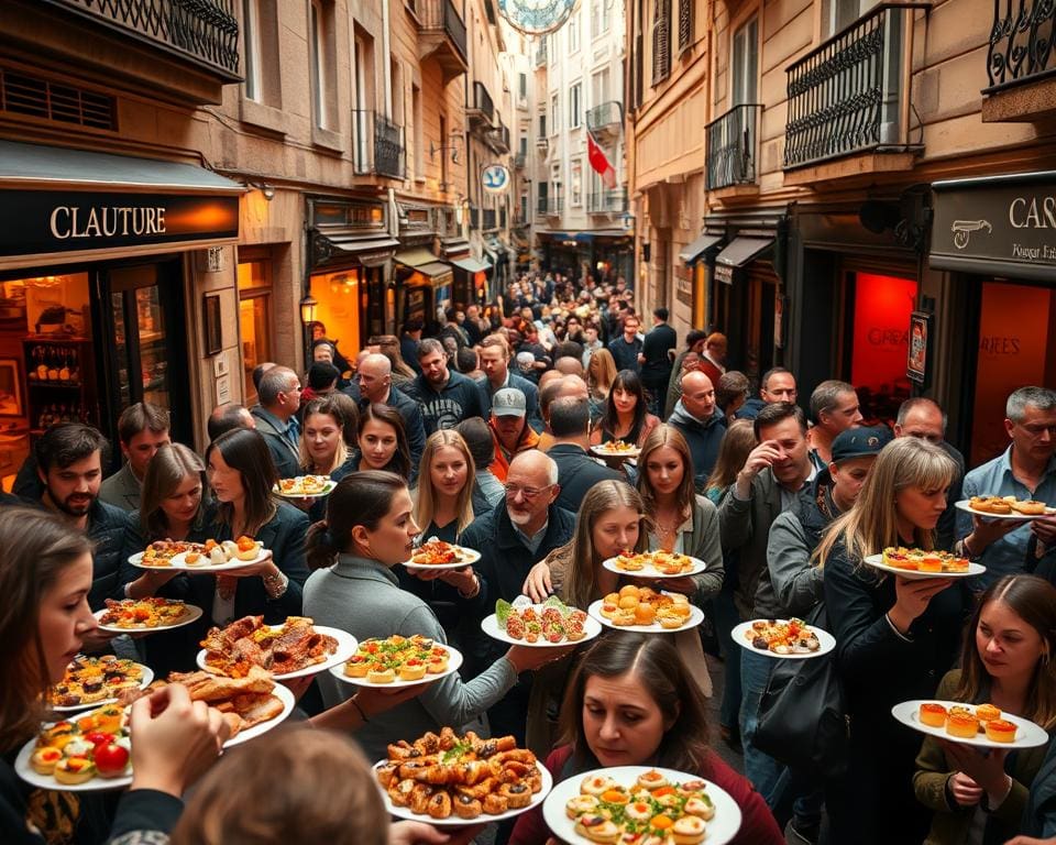 De beleving van tapas en pintxos in Baskische steden