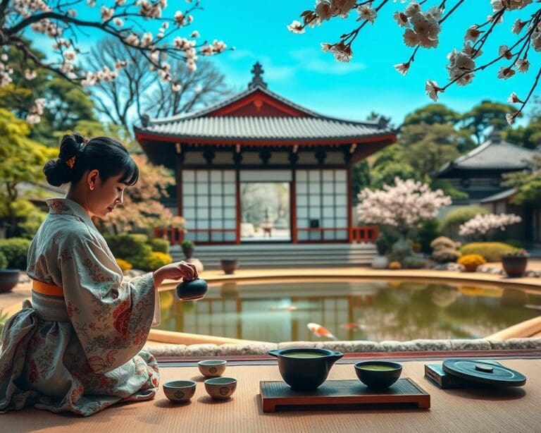 De kunst van theeceremonies in Japan