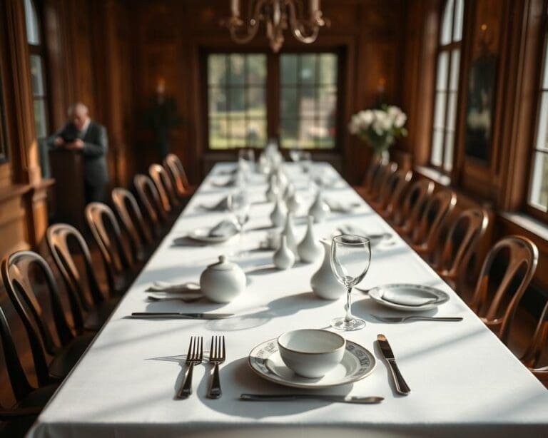 Hoe elegant is porselein van Dibbern op de eettafel?