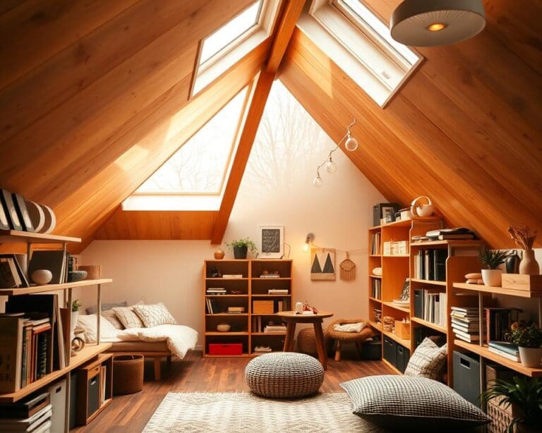 Wat zijn slimme ideeën voor een zolderkamer?
