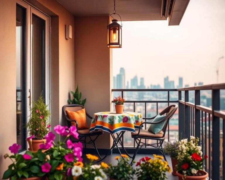 Hoe richt je een balkon klein maar gezellig in?