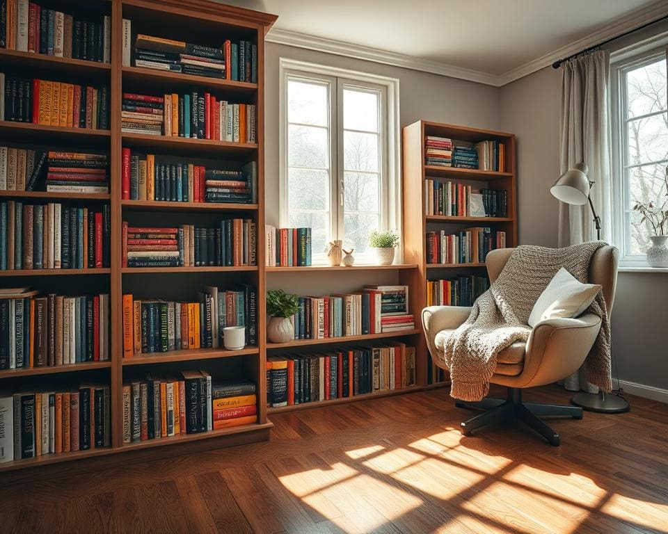 Waarom voelt een open boekenkast gezellig?