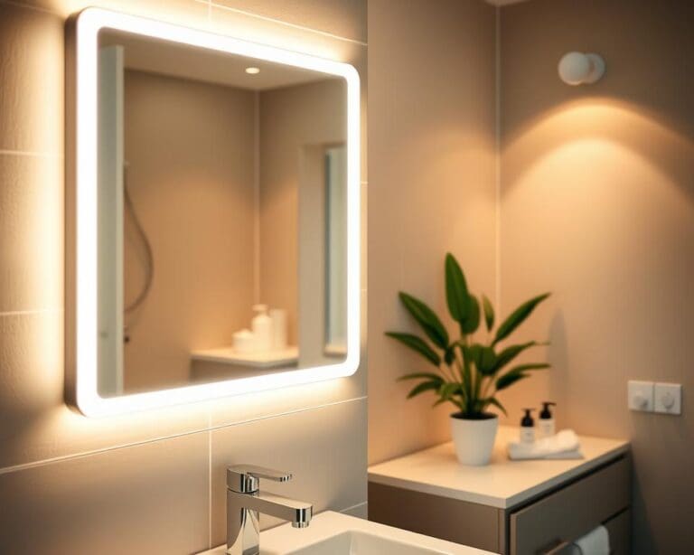 Wat maakt een badkamerspiegel met licht zo handig?