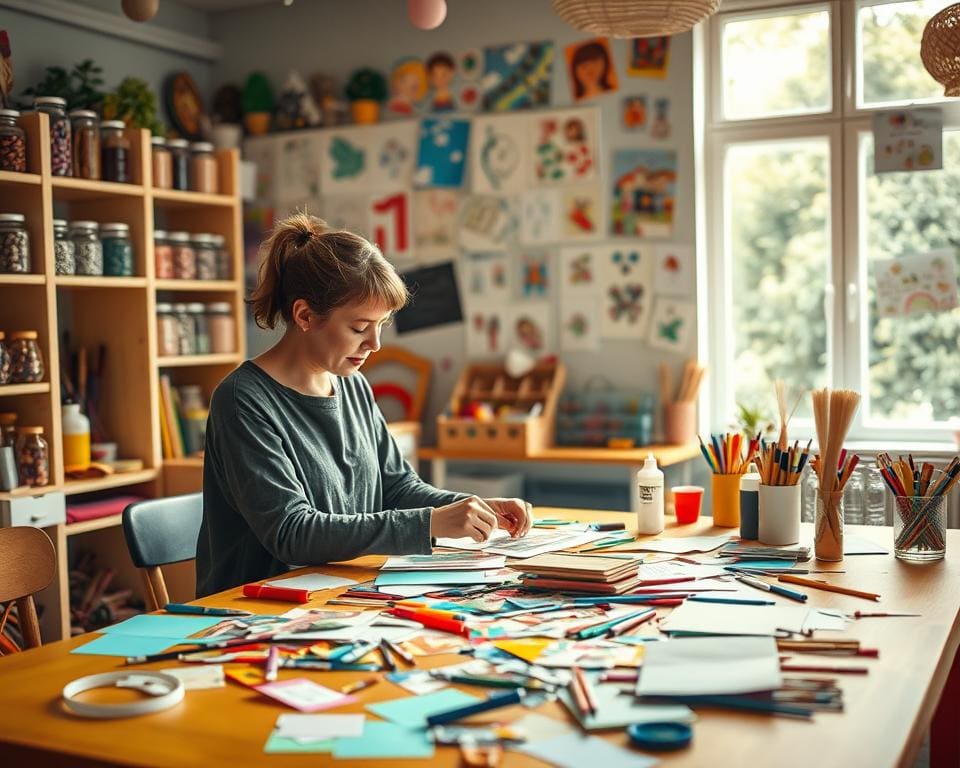Hoe stimuleert knutselen creativiteit?
