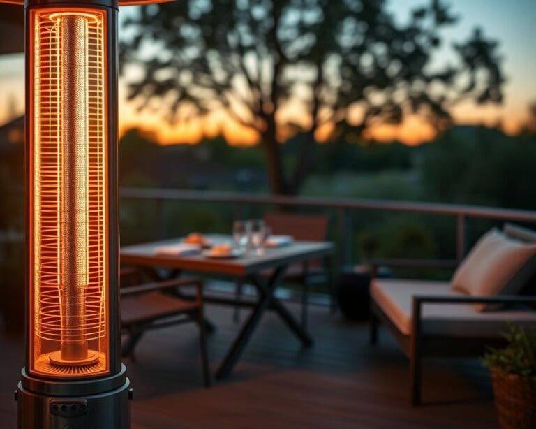 Hoe werkt een infrarood terrasverwarmer buiten?
