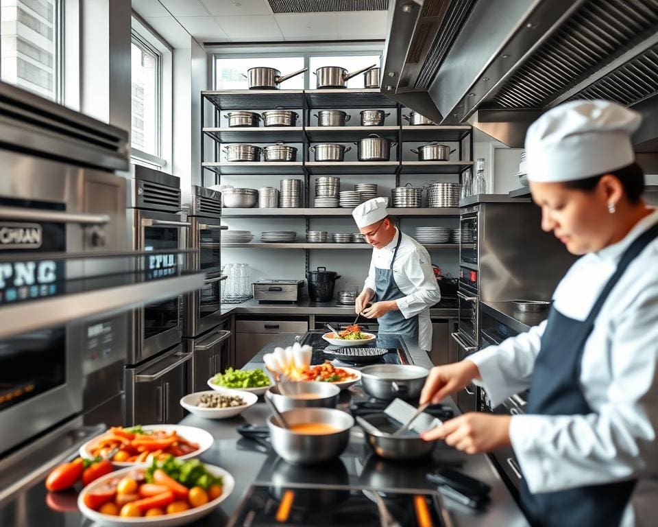 Wat maakt een hotelkeuken efficiënt ingericht?