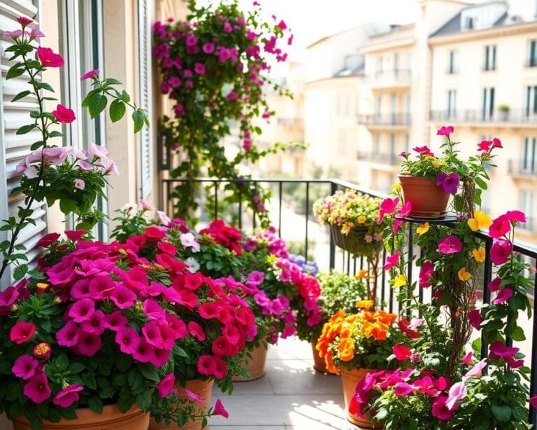 bloemen balkon