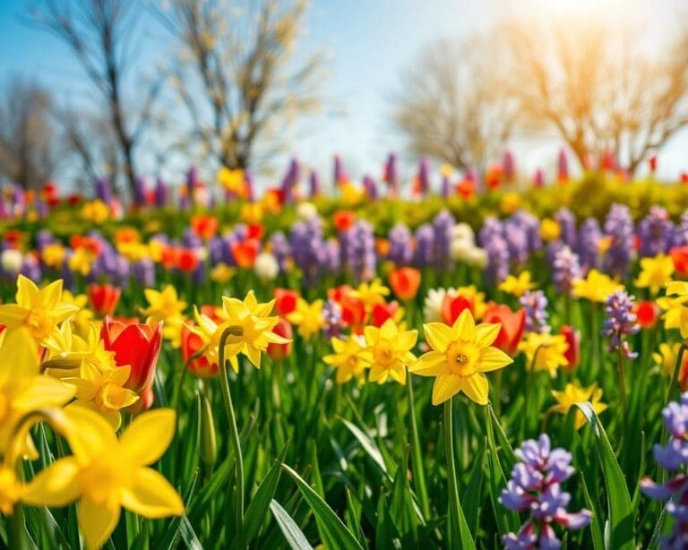 bloemen voorjaar tuin