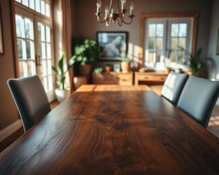 houten eettafel
