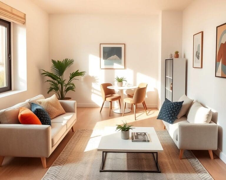 kleine woonkamer inrichten