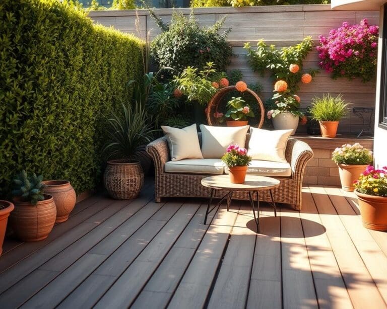 loungeset kleine tuin