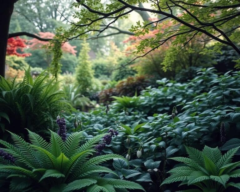 planten schaduwtuin