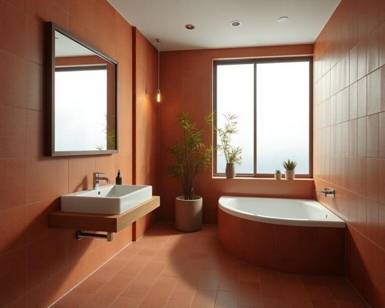 japandi badkamer tegels