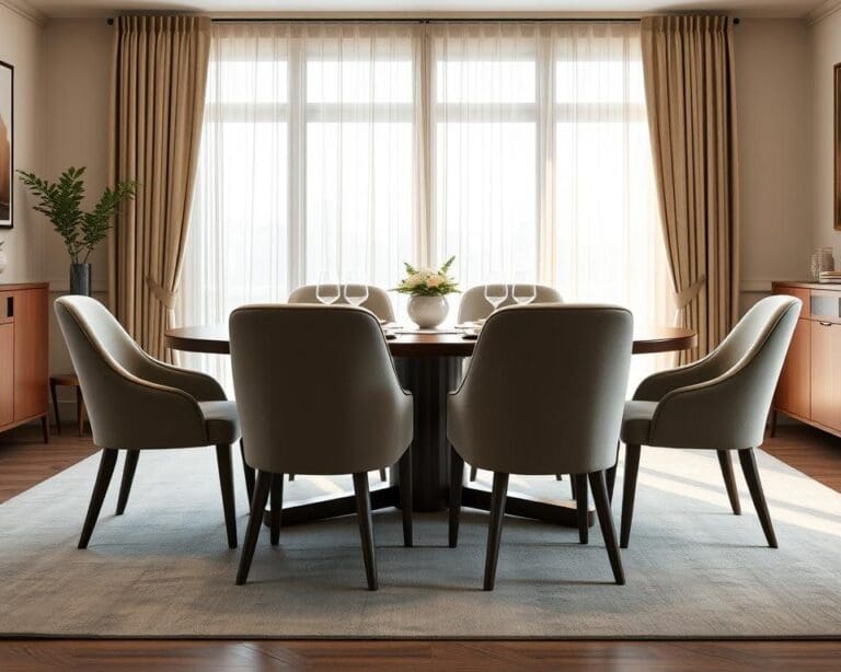 eetkamerstoelen ovale eettafel