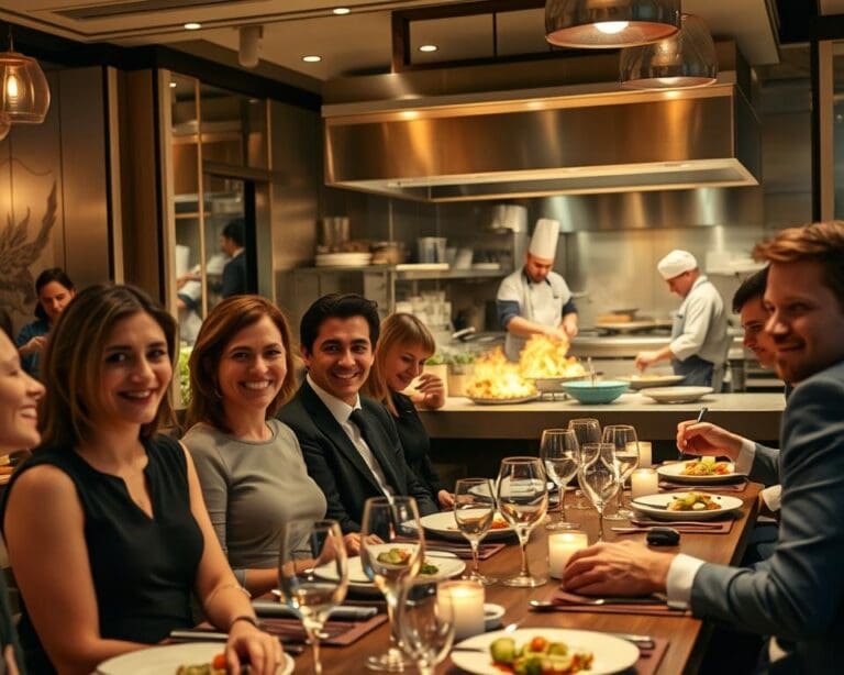 open keuken restaurant
