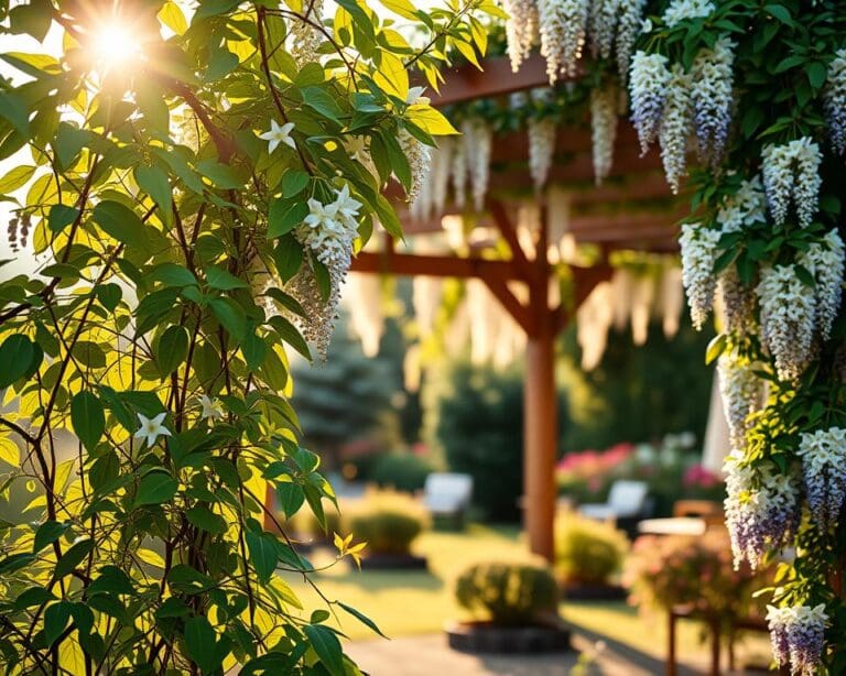 pergola klimplanten