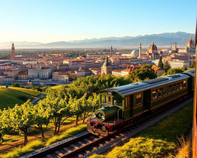 treinreis Italië
