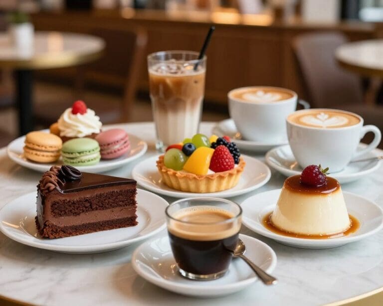koffie bij desserts