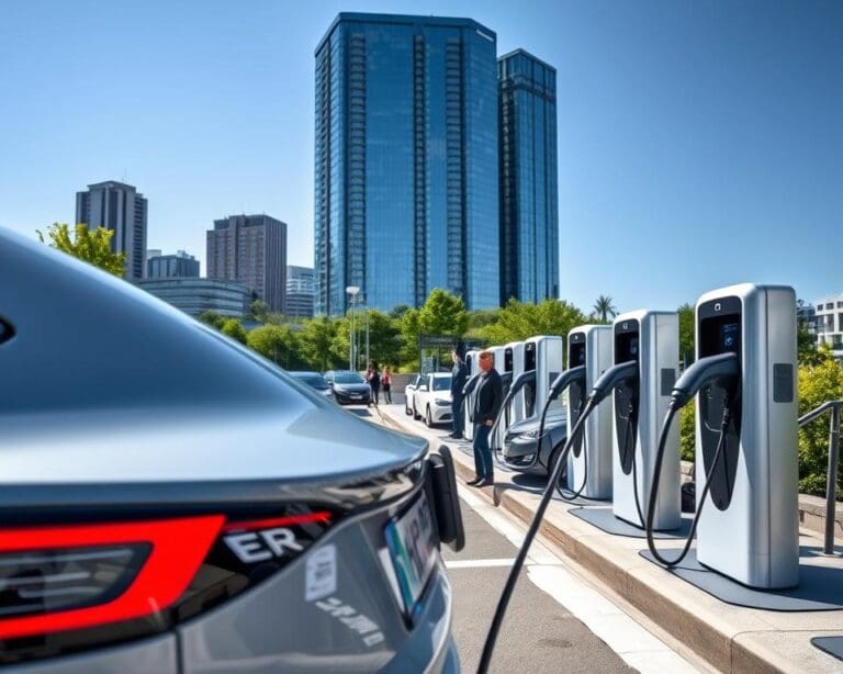 snelladen elektrische auto