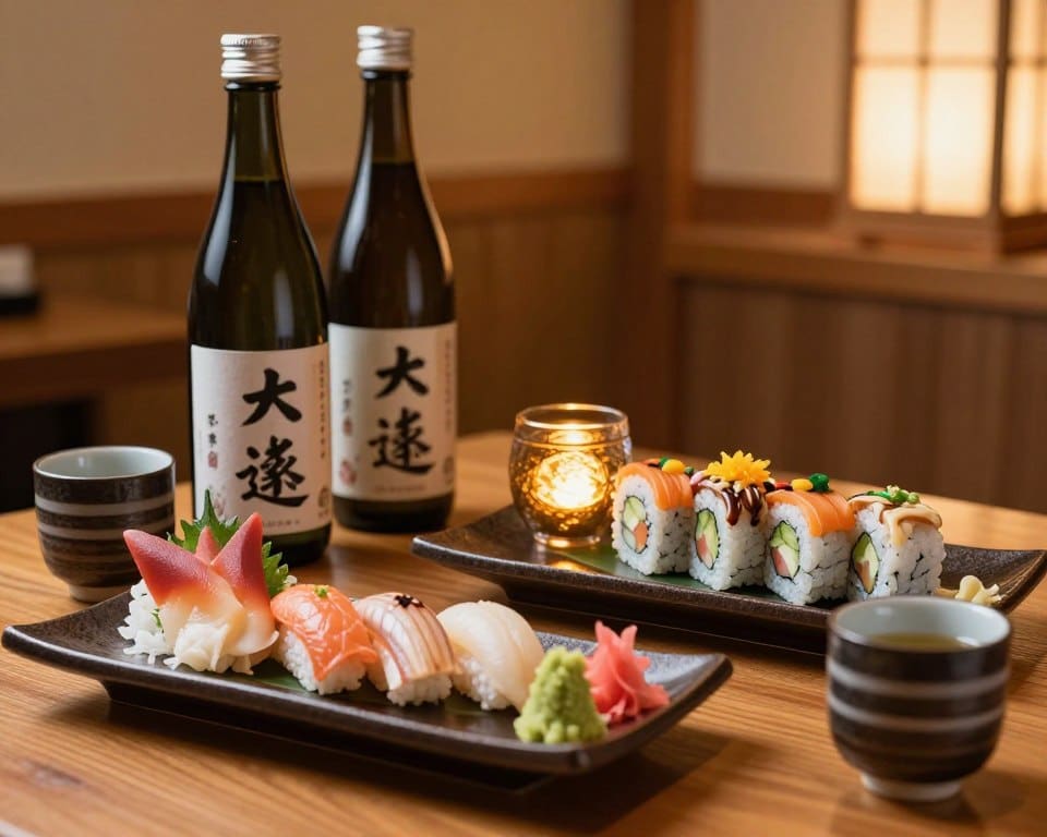 sake bij sushi