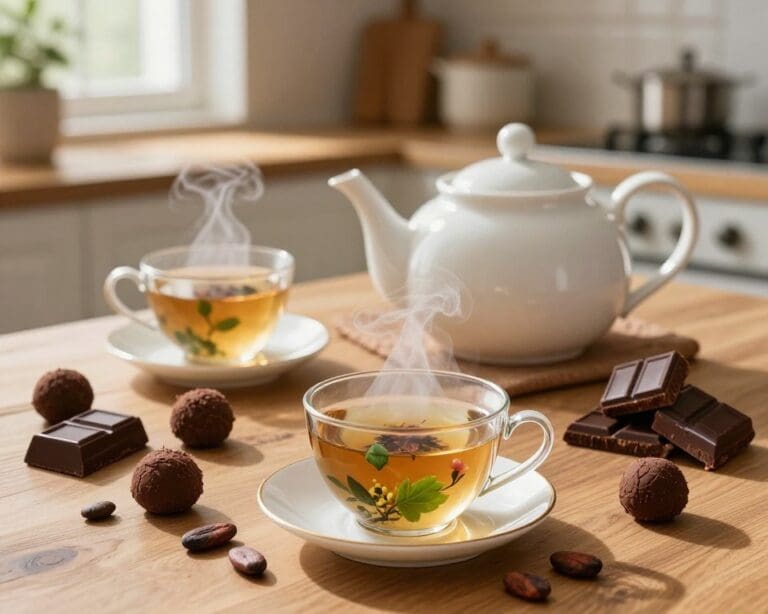 thee bij chocolade